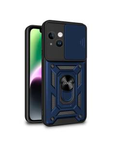 FUNDA MOVIL BACK COVER COOL HARD RING BLUE IPHONE 14 2