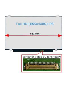 PANTALLA PORTATIL COMPATIBLE 14 LED SLIM MATTE FHD