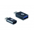 Adaptador Conceptronic OTG USB-C Macho / USB 3.0 Hembra + USB-C Macho / Micro USB Hembra