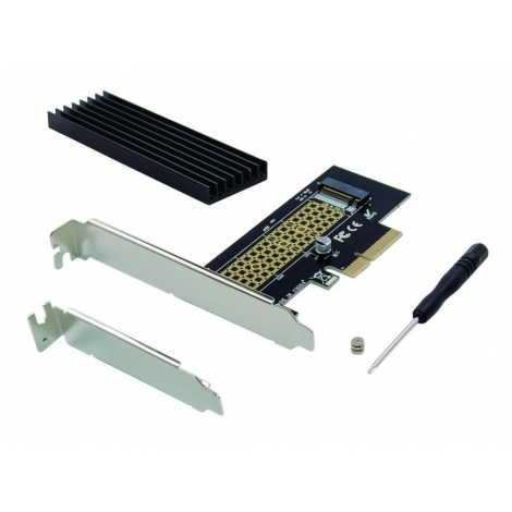 Controladora PCIE Conceptronic SSD M.2 LP + Disipador