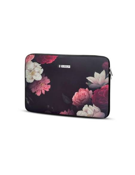 FUNDA PORTATIL SUBBLIM TRENDY SLEEVE 13.3-14 FLOWERS