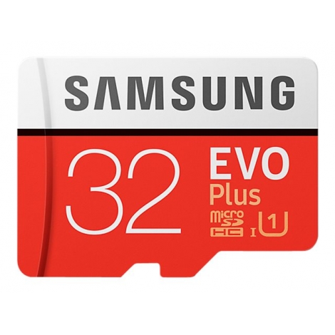 Memoria Micro SD Samsung 32GB EVO Plus Class 10 95Mpbs + Adaptador