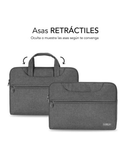 FUNDA PORTATIL SUBBLIM BUSINESS SLEEVE 13.3-14 GREY