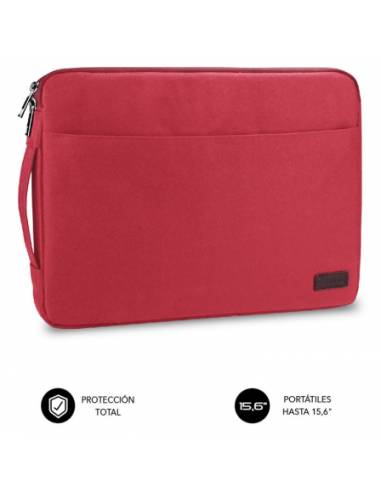 FUNDA PORTATIL SUBBLIM URBAN SLEEVE 15.6 RED