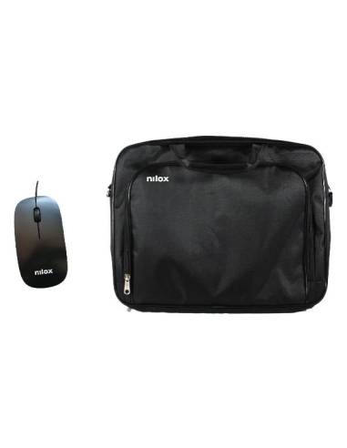 MALETIN PORTATIL NILOX 15.6 ESSENTIAL BLACK +...