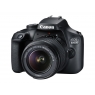 Camara Digital Canon EOS 4000D 18 Mpixel 3X Zoom EF-S 18-55 Black + Bolsa + SD 16GB
