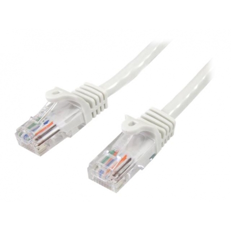 Cable Startech red RJ45 CAT 5 5M White