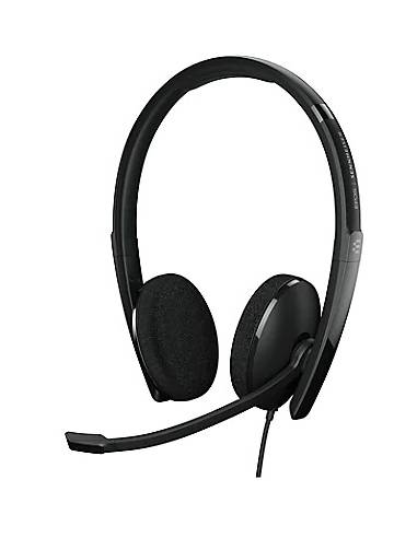 AURICULAR + MIC SENNHEISER DIADEMA ADAPT 160 USB BLACK
