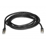 Cable Startech red RJ45 CAT 6 3M Black