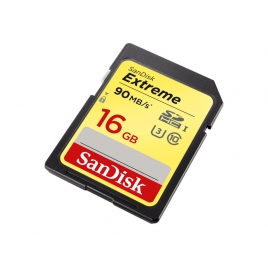 Memoria SD Sandisk 16GB UHS 3 Class 10 Extreme