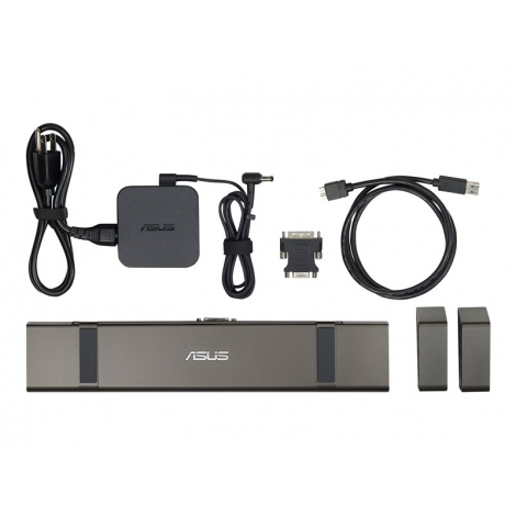 Puerto Replicador USB 3.0 Asus HDMI + RJ45 + DVI-I + 4Xusb 3.0 + USB-C + Jack