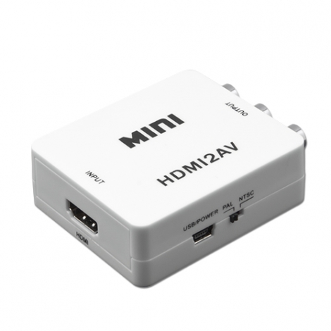 Adaptador Unotec HDMI Hembra / RCA Hembra