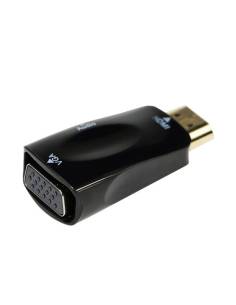 CONVERSOR KABLEX COMPACTO HDMI A VGA CON AUDIO