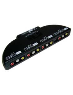 CONMUTADOR KABLEX AUDIO/VIDEO 4X1 RCA