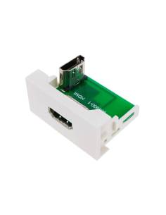 MODULO CAJA PARED KABLEX 45X22,5 1P HDMI HEMBRA ACODADO