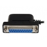 Cable Startech USB a Paralelo DB25 Hembra / Serie DB9 Macho