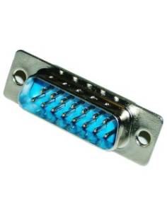 CONECTOR KABLEX DB15 MACHO + CARCASA PLASTICO