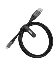 CABLE OTTERBOX USB MACHO / LIGHTNING 2M PREMIUM BLACK