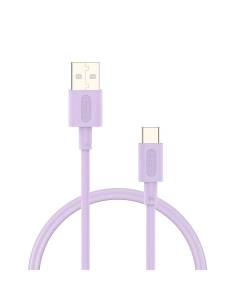 CABLE NUBBEH USB MACHO / USB-C MACHO 3A 18W 1.5M SILICONA...