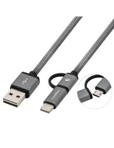 CABLE COOLBOX USB 2.0 MACHO / MICRO USB MACHO + ADAP....