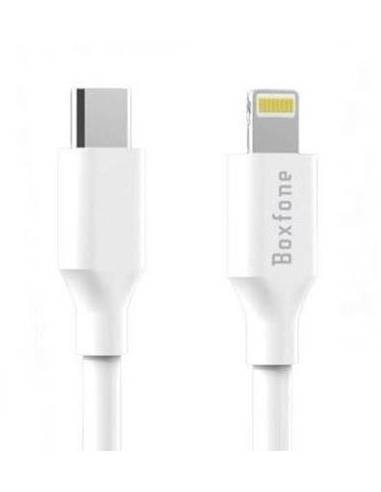 CABLE BOXFONE USB-C MACHO / LIGHTNING MACHO 1M...