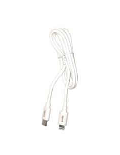 CABLE IGGUAL USB-C / LIGHTNING 1M WHITE 2