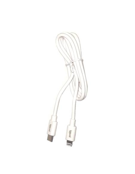 CABLE IGGUAL USB-C / LIGHTNING 1M WHITE