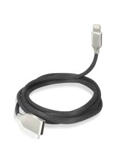 CABLE KABLEX USB MACHO / LIGHTNING MACHO 1M TELA...