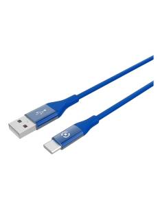 CABLE CELLY USB MACHO / USB-C MACHO 1M BLUE