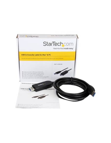 CABLE STARTECH TRANSFERENCIA DATOS USB 3.0 MACHO / USB 3.0 MACHO 1.8M BLACK