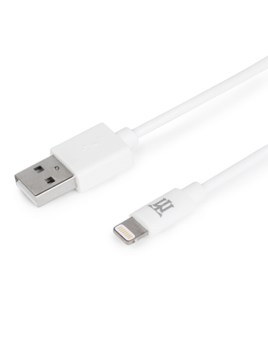 CABLE MAILLON USB MACHO / LIGHTNING MACHO 1M WHITE