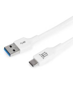 CABLE MAILLON USB 3.0 MACHO / USB-C MACHO 1M WHITE