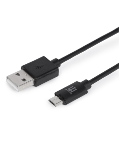 CABLE MAILLON USB MACHO / MICRO USB B MACHO 1M BLACK 2