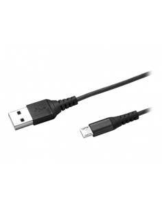 CABLE CELLY USB MACHO / USB-C MACHO 1M NYLON BLACK