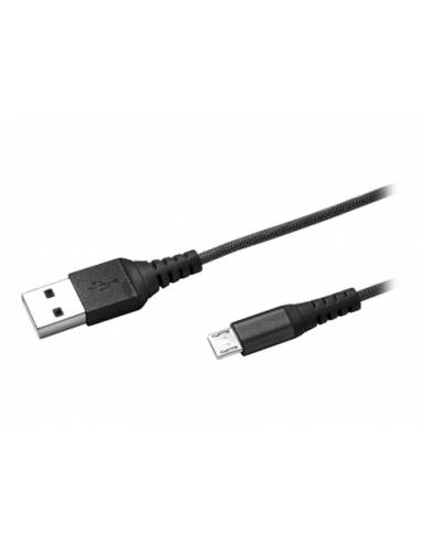 CABLE CELLY USB MACHO / USB-C MACHO 1M NYLON BLACK
