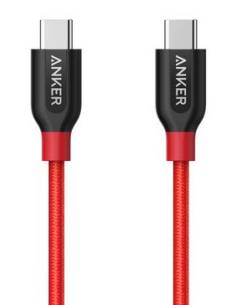 CABLE ANKER USB-C MACHO / USB-C MACHO 1M RED
