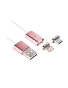 CABLE KABLEX USB MACHO / LIGHTNING MACHO + MICRO USB...