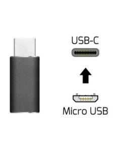 ADAPTADOR KABLEX MICRO USB B HEMBRA / USB-C MACHO