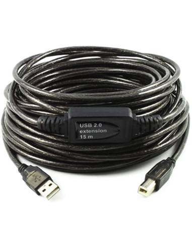 CABLE KABLEX USB MACHO / USB B MACHO 15M ACTIVO