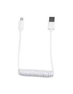 CABLE KABLEX USB MACHO / LIGHTNING MACHO 1M RIZADO WHITE