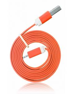 CABLE KABLEX USB MACHO / LIGHTNING MACHO IOS 7 1M ORANGE