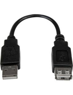 CABLE STARTECH USB EXTENSION CABLE USB AM AH 15CM