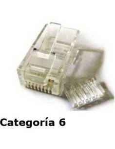 CONECTOR MICROCONNECT RJ45 CATEGORIA 6 PACK 100U 