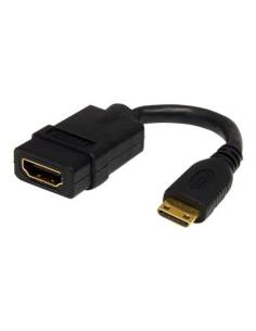 ADAPTADOR STARTECH HDMI HEMBRA / MINI HDMI MACHO 0.12M