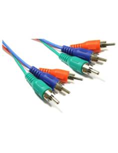 CABLE KABLEX 3X RGB MACHO / 3X RGB MACHO 1M