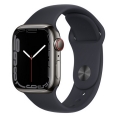 Apple Watch Serie 7 GPS + Cell 41MM Graphite Stainless Steel + Correa Midnight Sport
