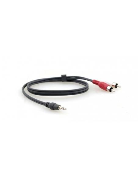 CABLE KRAMER AUDIO JACK 3.5MM MACHO / 2X RCA MACHO 3M