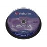 DVD+R Verbatim 8.5GB 8X Lata 10U