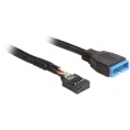 Cable Kablex USB 2.0 Placa Base 9 Pines Hembra / USB 3.0 19 Pines Macho