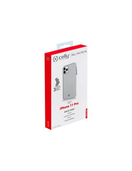 FUNDA MOVIL BACK COVER CELLY GLACIER WHITE IPHONE 11 PRO